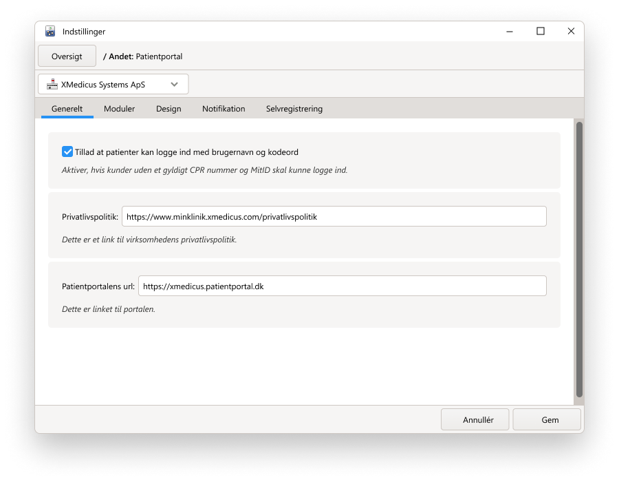 indstillinger_patientportal_1_generelt